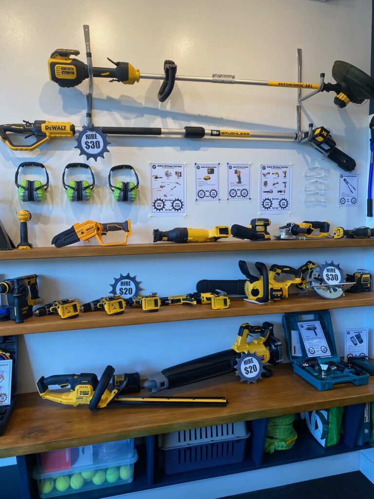 Gear Grab Hire Tool Area