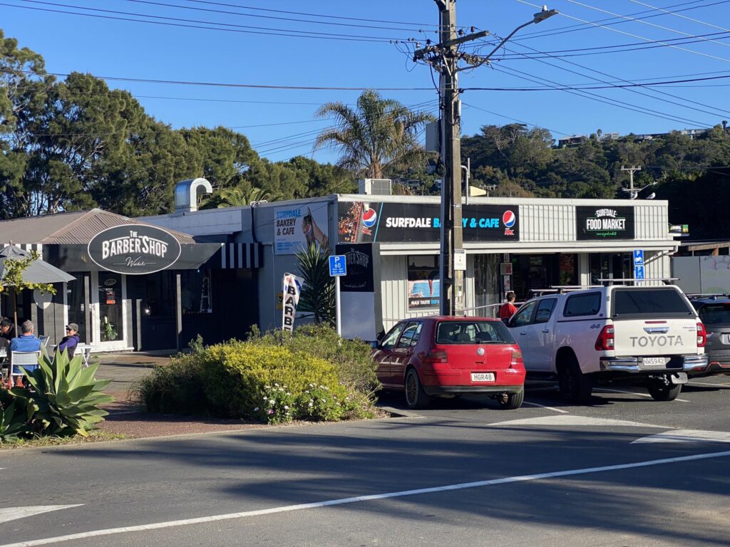 Surfdale Bakery Parking