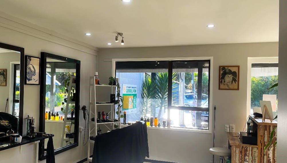 The Barbershop Waiheke Inside