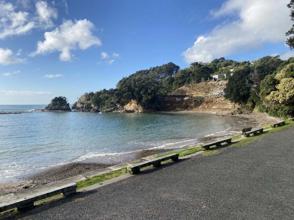 Enclosure Bay Beach Front parking