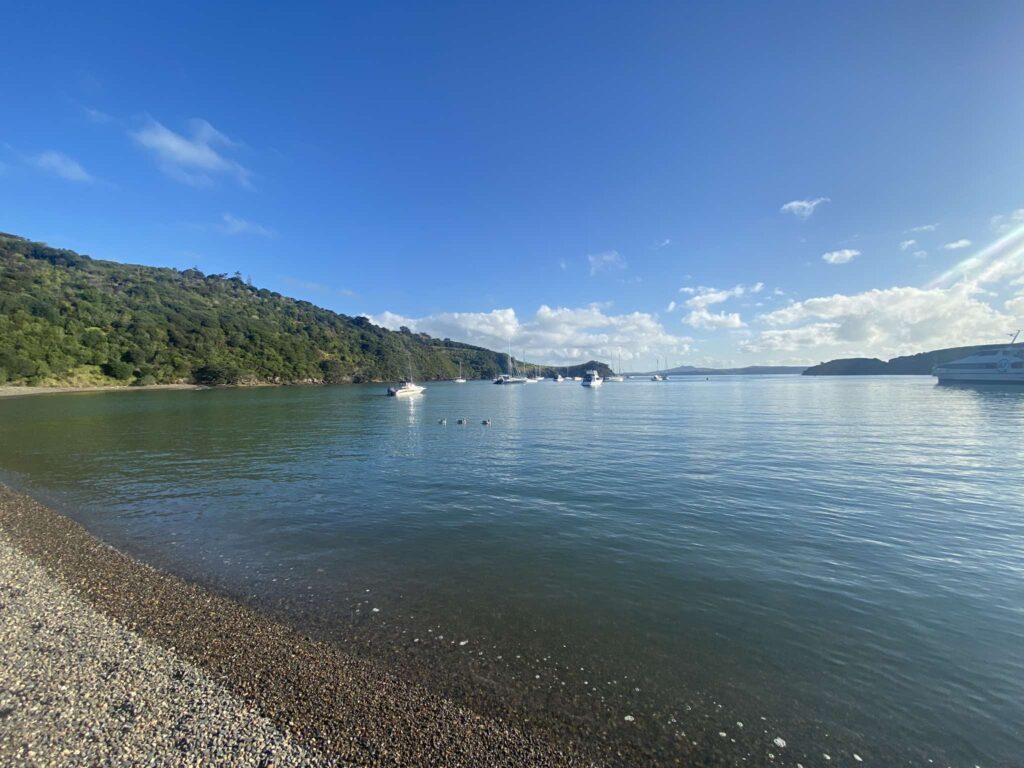 Matiatia Bay Beach View