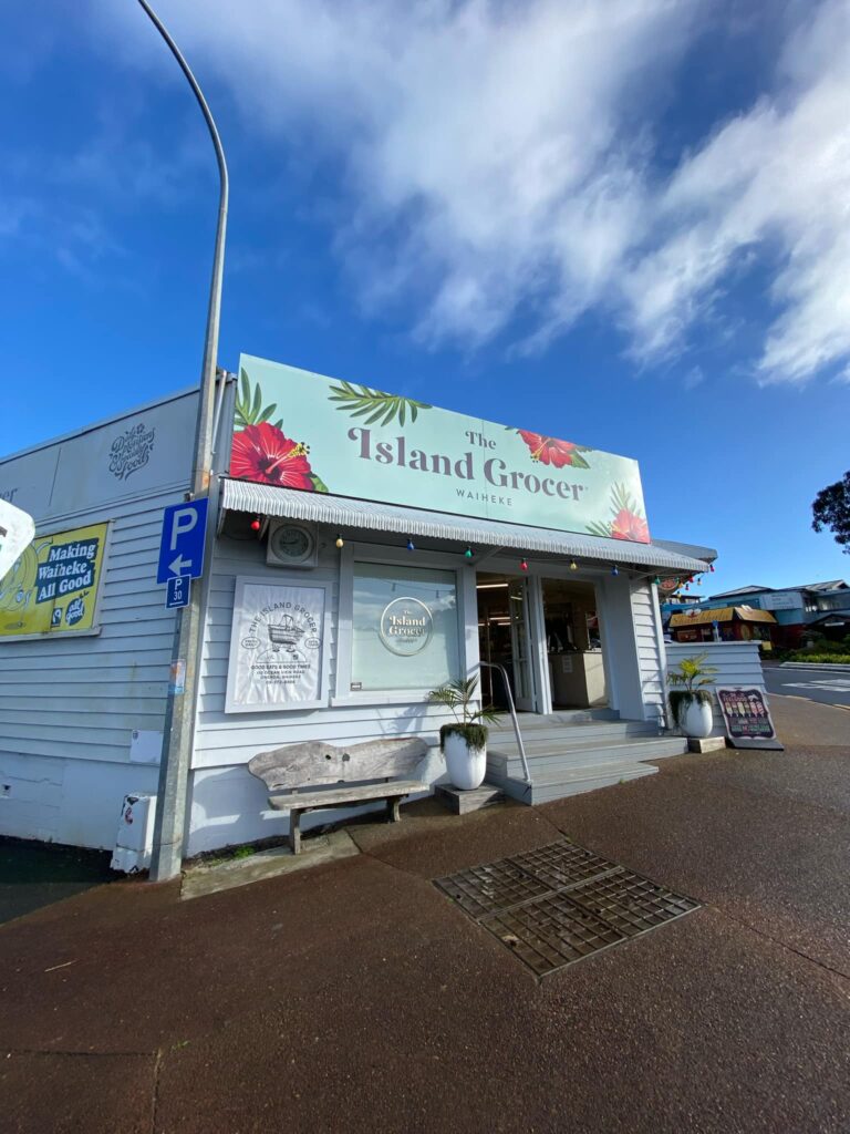 The Island Grocer Shop Entrance