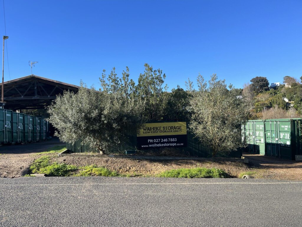 Total Storage Waiheke Front Entrance