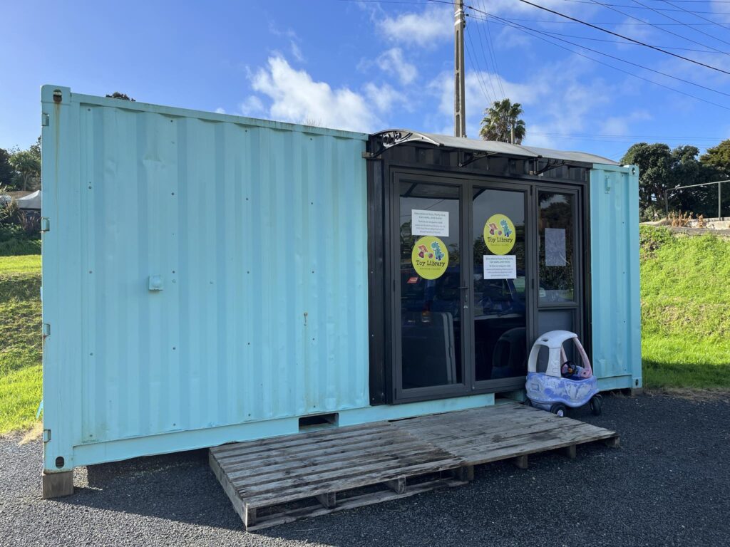 Toy Library Waiheke Container Entrance