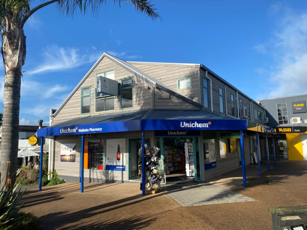 Unichem Waiheke Pharmacy Shop Front