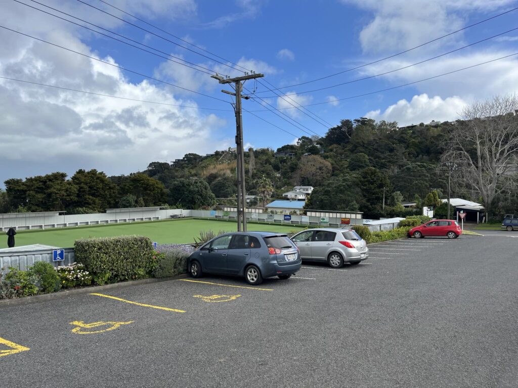 Waiheke Bowling Club Carpark