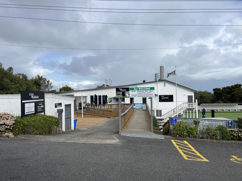 Waiheke Bowling Club Front