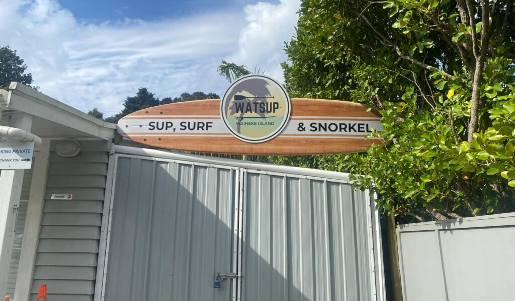 Watsup Waiheke Sign